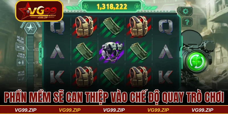 Các phần mềm sẽ can thiệp vào chế độ quay trò chơi