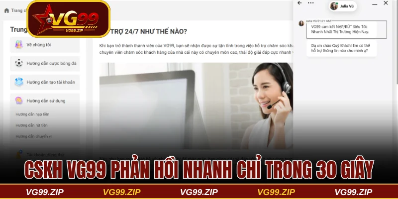 CSKH phản hồi nhanh chỉ trong 30 giây, hỗ trợ đa kênh