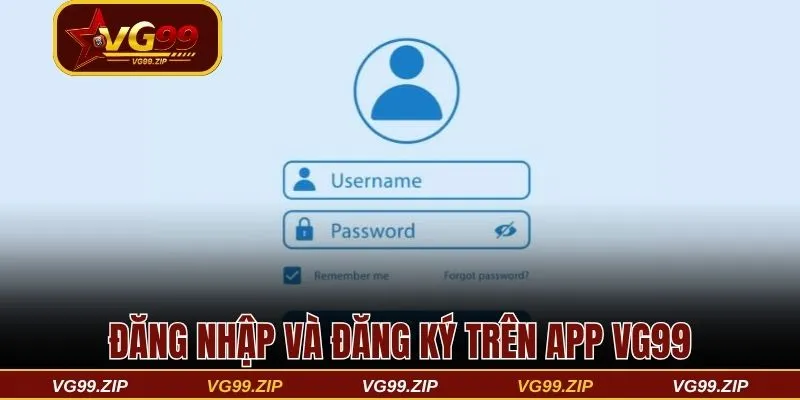 Đăng nhập tài khoản VG99 trên app