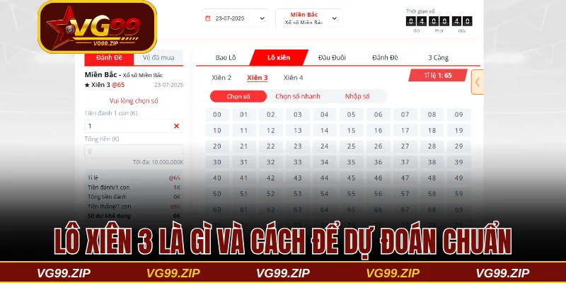 Lô xiên 3 là gì