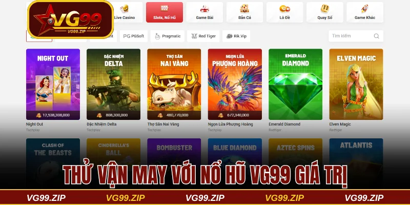 Thử vận may với nổ hũ VG99 sân chơi giá trị và đẳng cấp