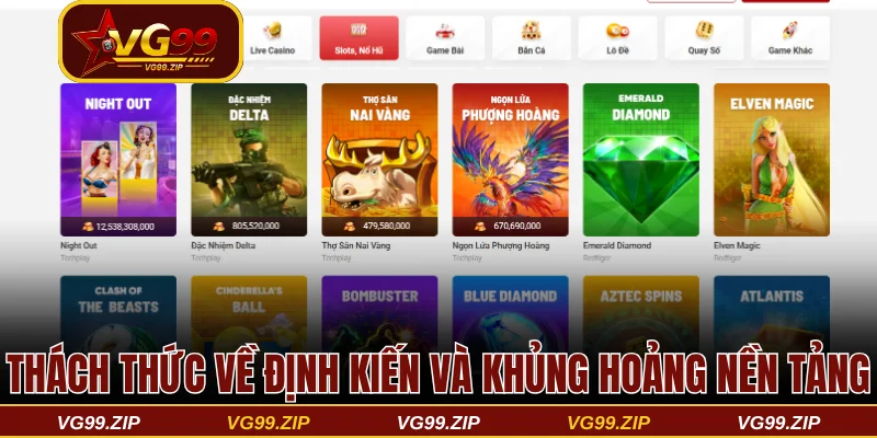 Thách thức về định kiến và khủng hoảng nền tảng