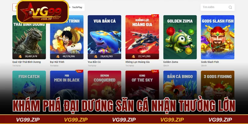 Khám phá đại dương bắn cá tại VG99 nhận thưởng lớn